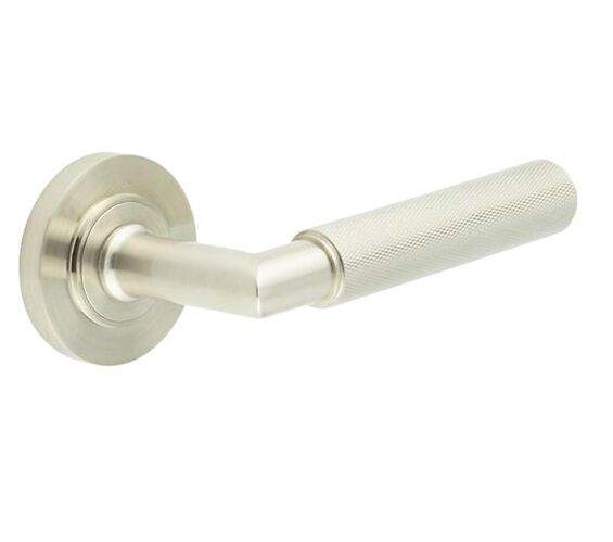 PICCADILLY KNURLED LEVER HANDLE ON ROSE - (7 ROSE OPTIONS)